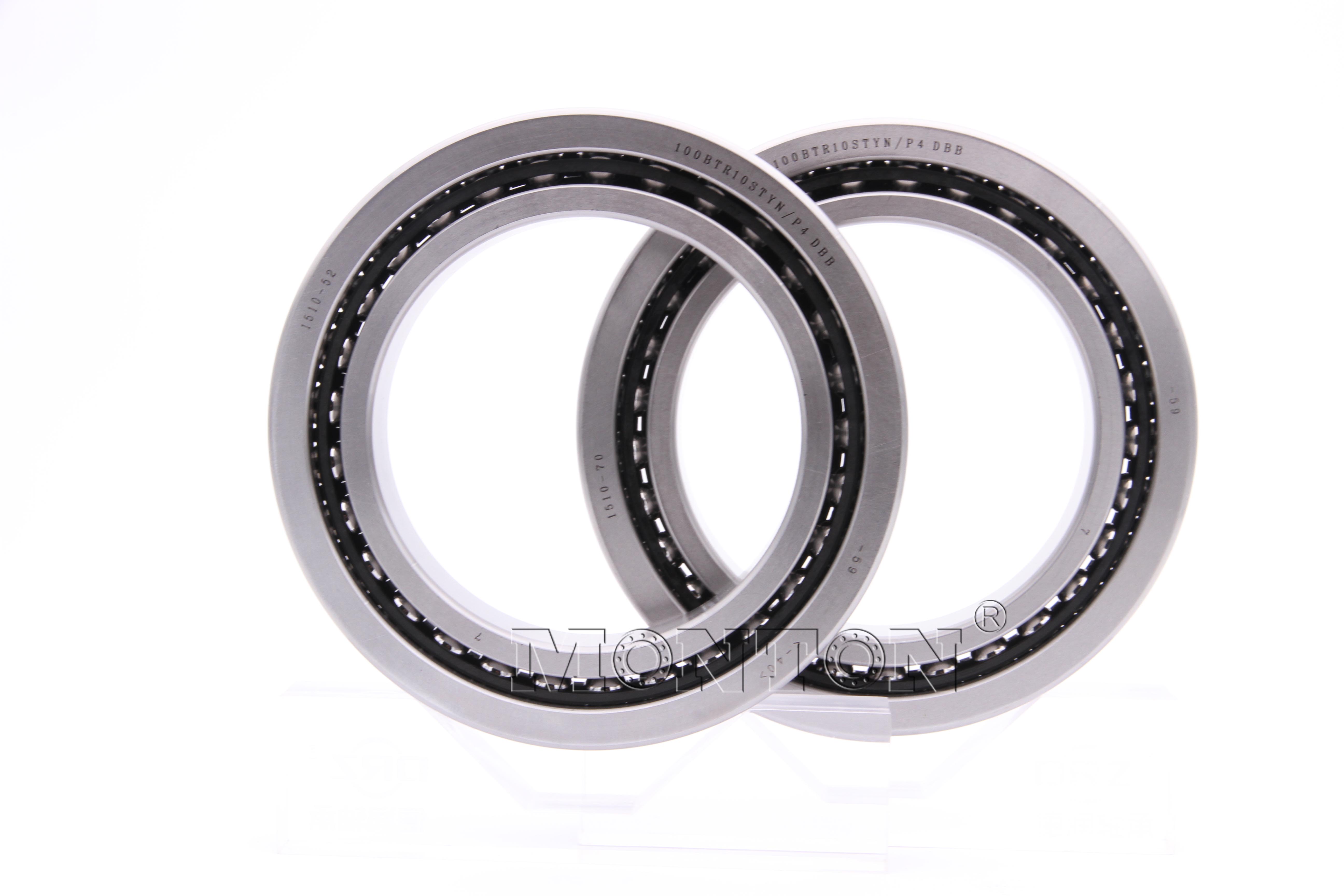 100BTR10S/100BTR10 100*150*45mm  axial angular contact ball bearings for main spindles