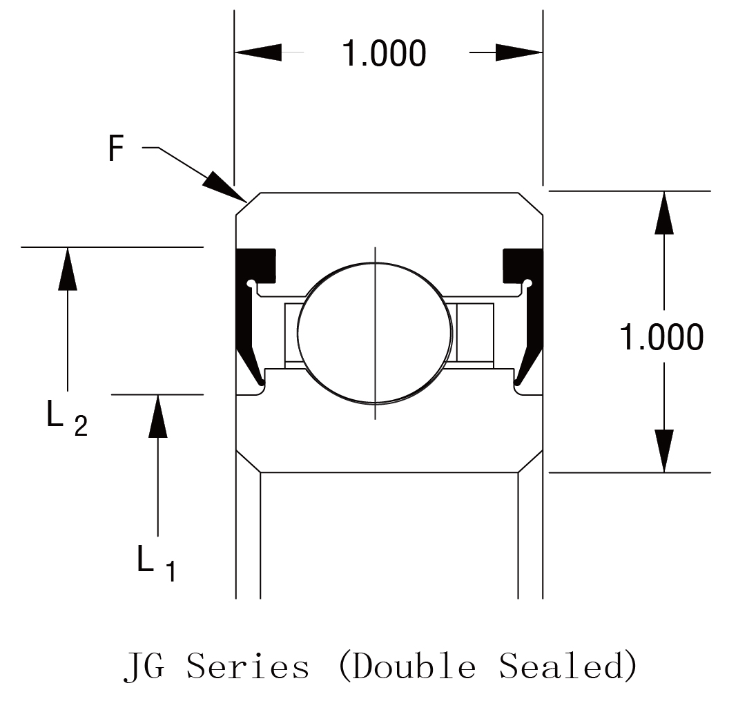 Stainless Steel type  Four Contact thin section ball bearing