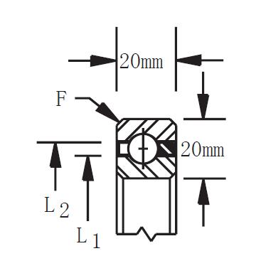 Metric Stainless Steel Type thin section ball bearing