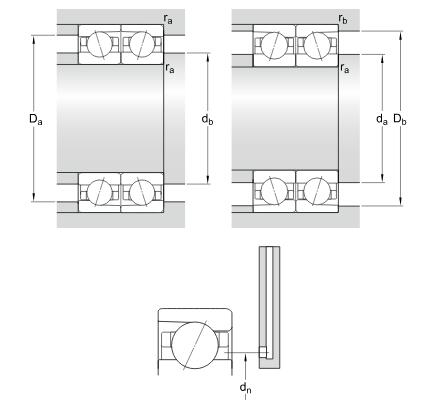 706CHQ1P4GA  spindle bearing