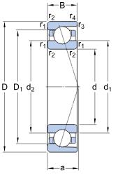 706CHQ1P4GA  spindle bearing