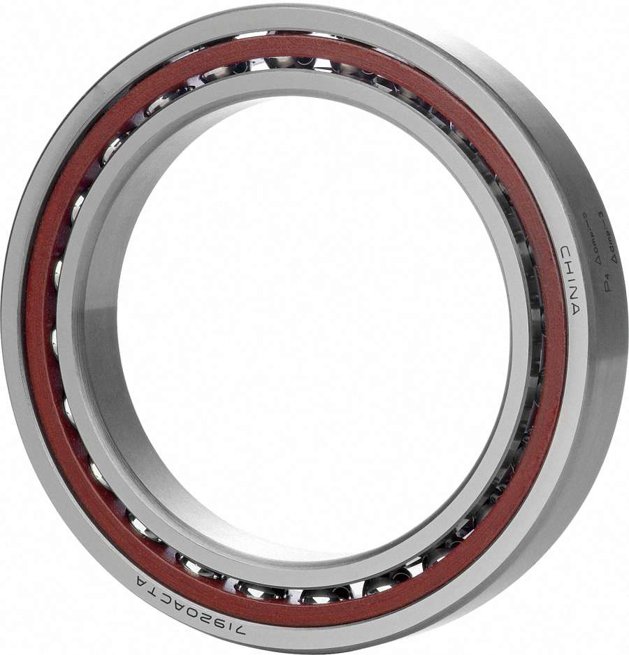 Brass cage angular contact ball bearing