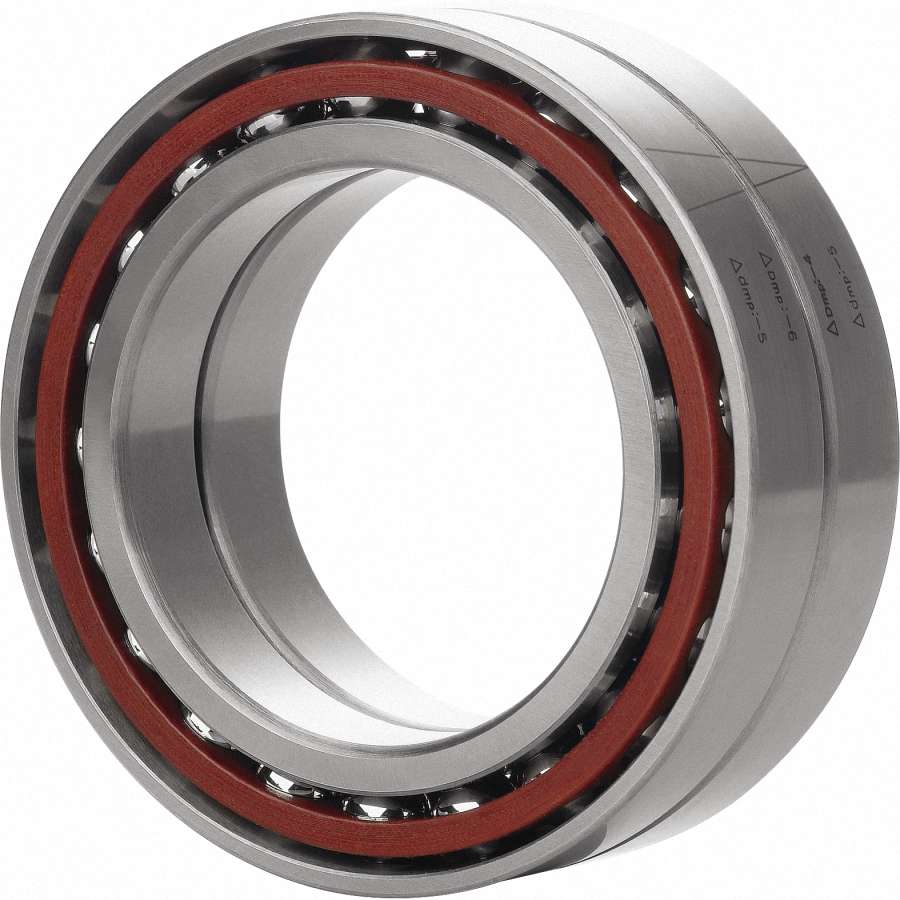 Brass cage angular contact ball bearing